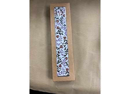 Mezuzah with pomegranate branches
