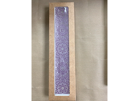 Mezuzah with oval shapes