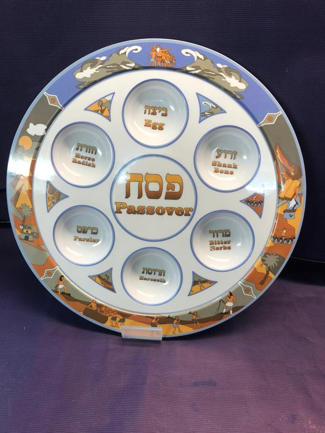 Seder plate for Passover