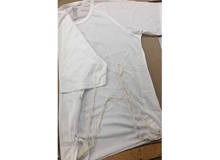 White Drapit tassel shirt S / M / L / XL