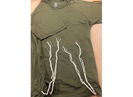 Green Drapit tassel shirt S / M / L / XL