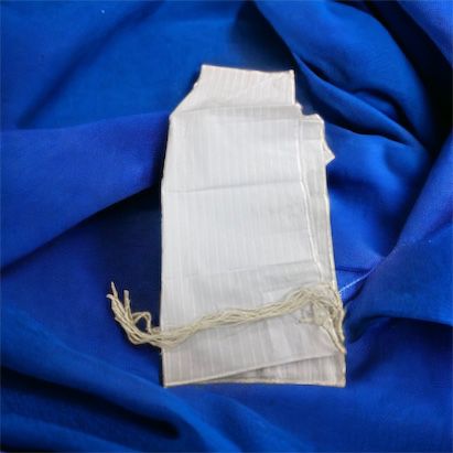Tzizit size 9 - cotton - v form - hand made