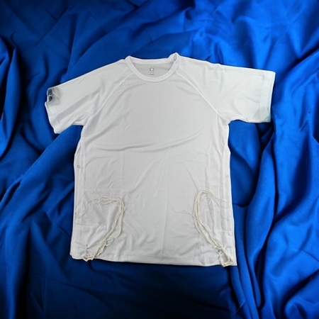 Dryfit undershirt tzitzit - white