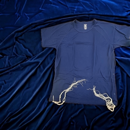 Dryfit undershirt tzitzit - blue